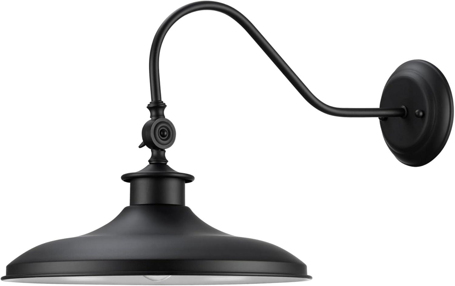 Globe Electric Aedan 1-Light Black Wall Sconce