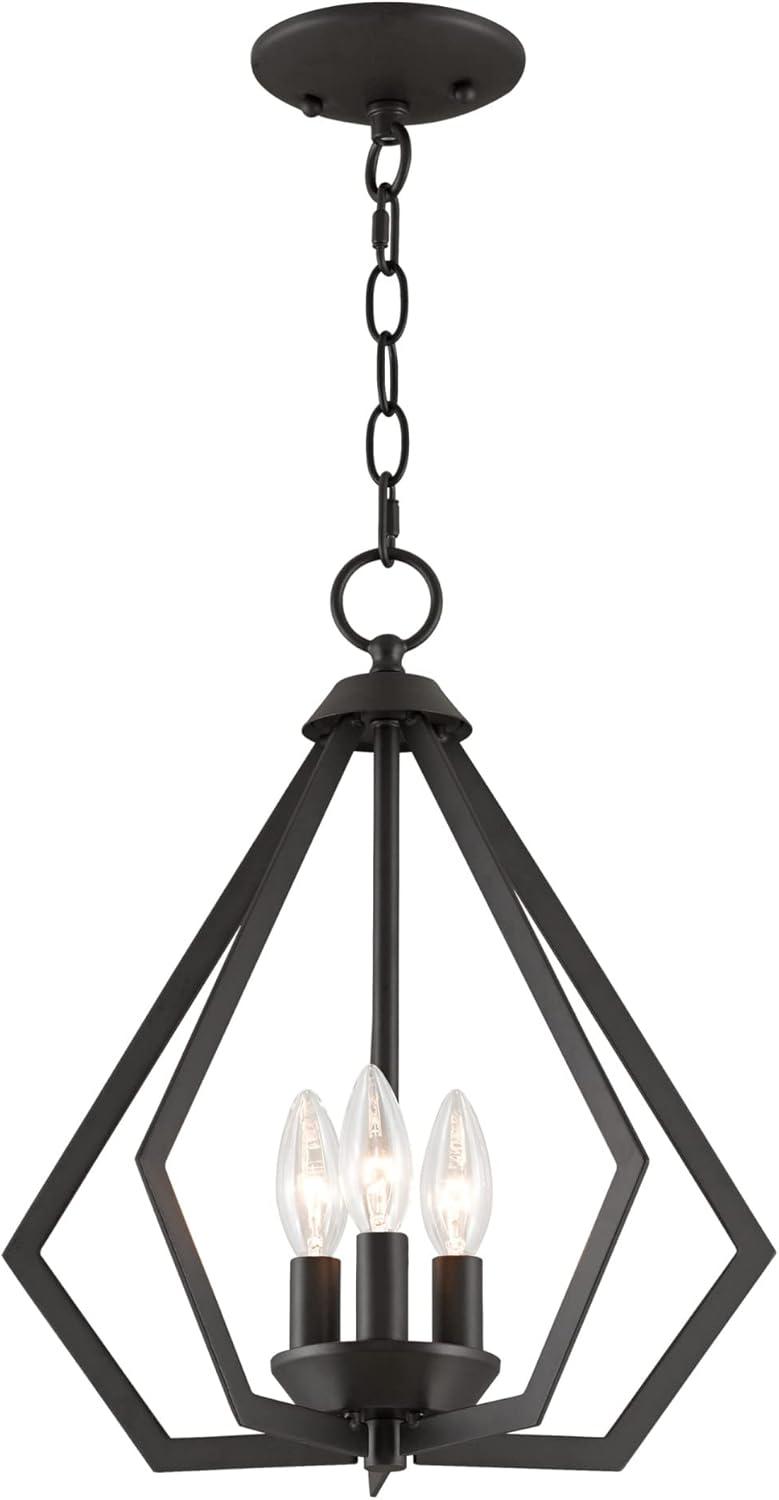 Livex Lighting Prism 3 - Light Chandelier in  Bronze