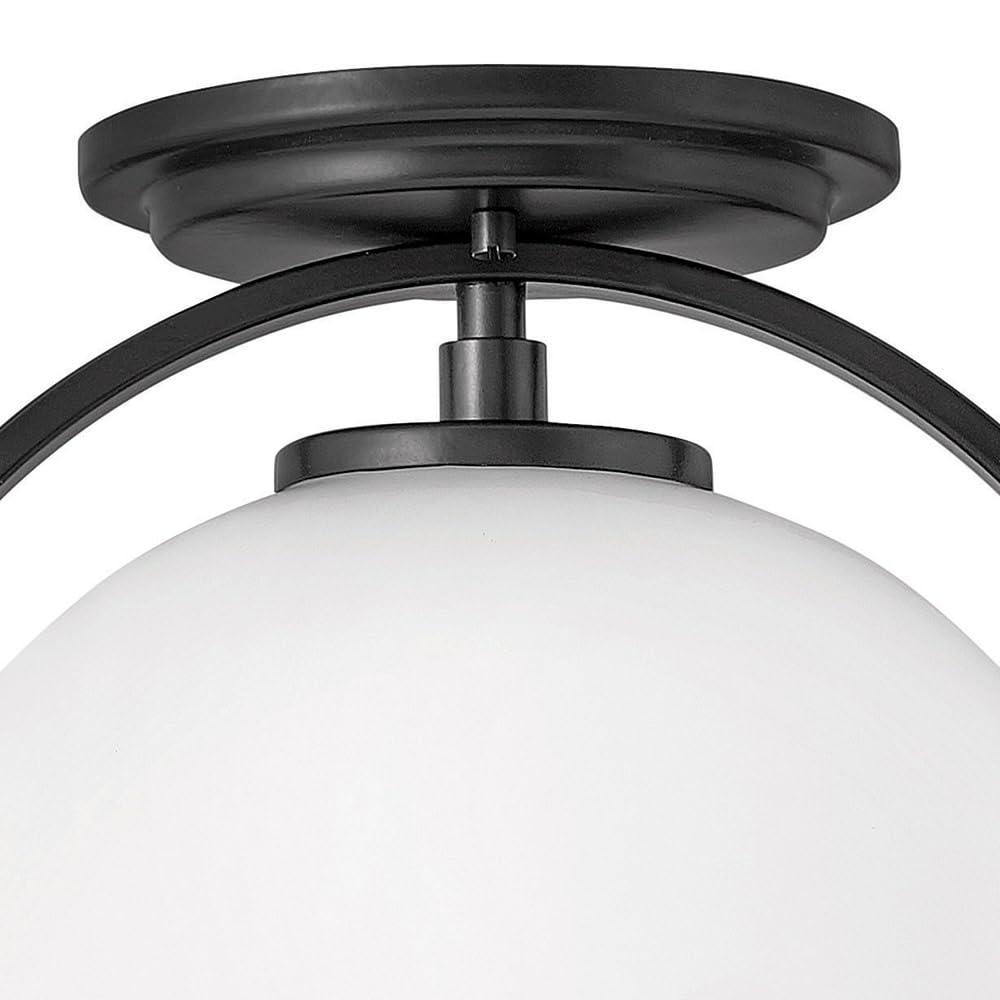 McCormick Hand Blown Glass Semi Flush Mount