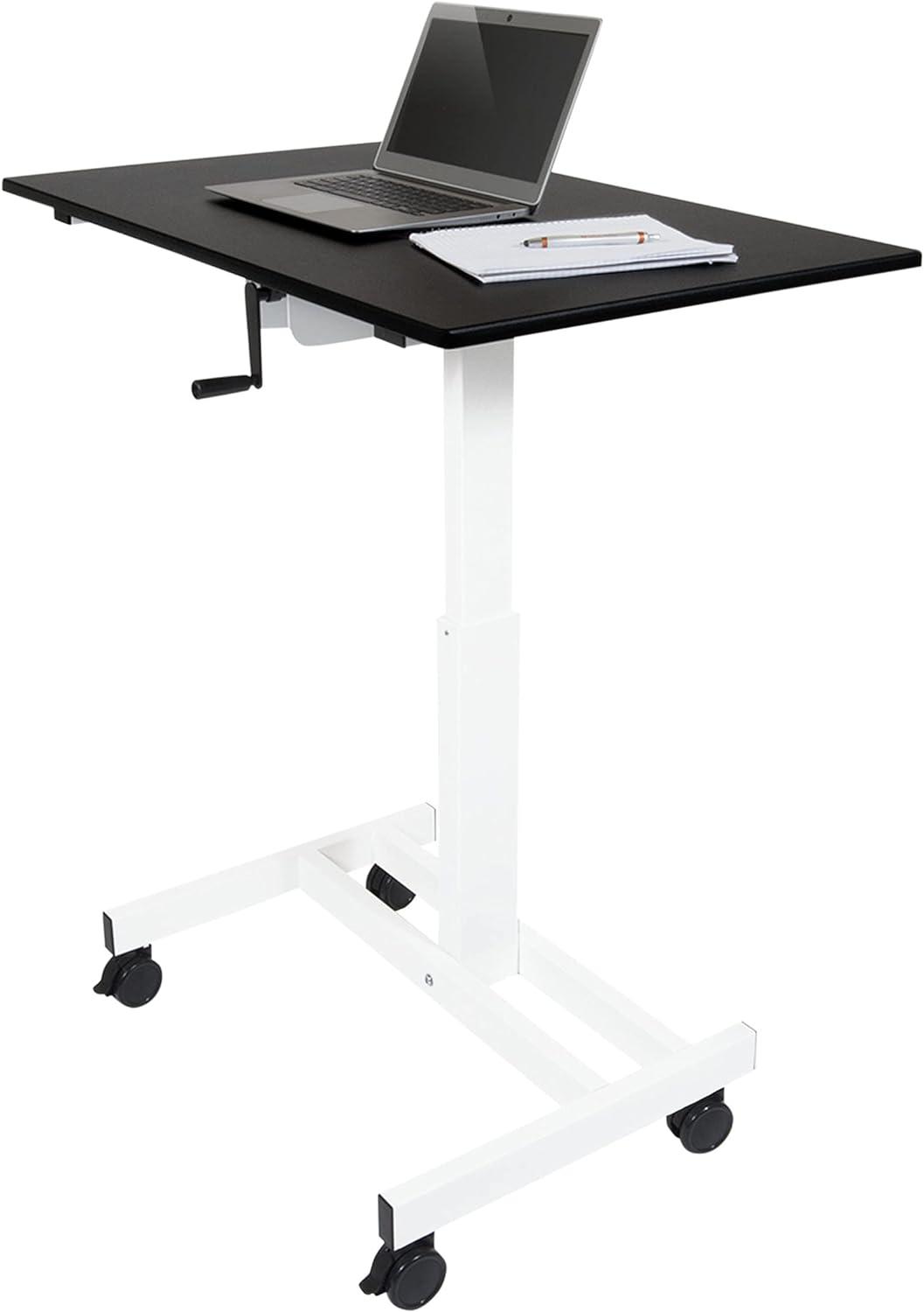 Zauna 39.38'' W Laptop Cart with Wheels