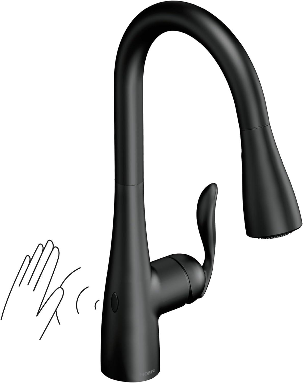 Moen Arbor MotionSense Wave Single Handle Pulldown Kitchen Faucet with Power Clean Technology