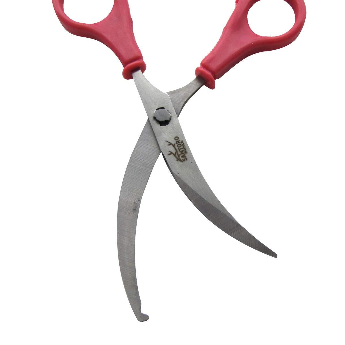 Stainless Steel Shrimp Deveiner Seafood Scissors Shellfish Food Shears Cutting Tool