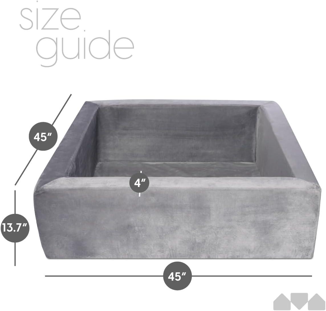 Milliard Square Foam Ball Pit for Babies and Toddlers
