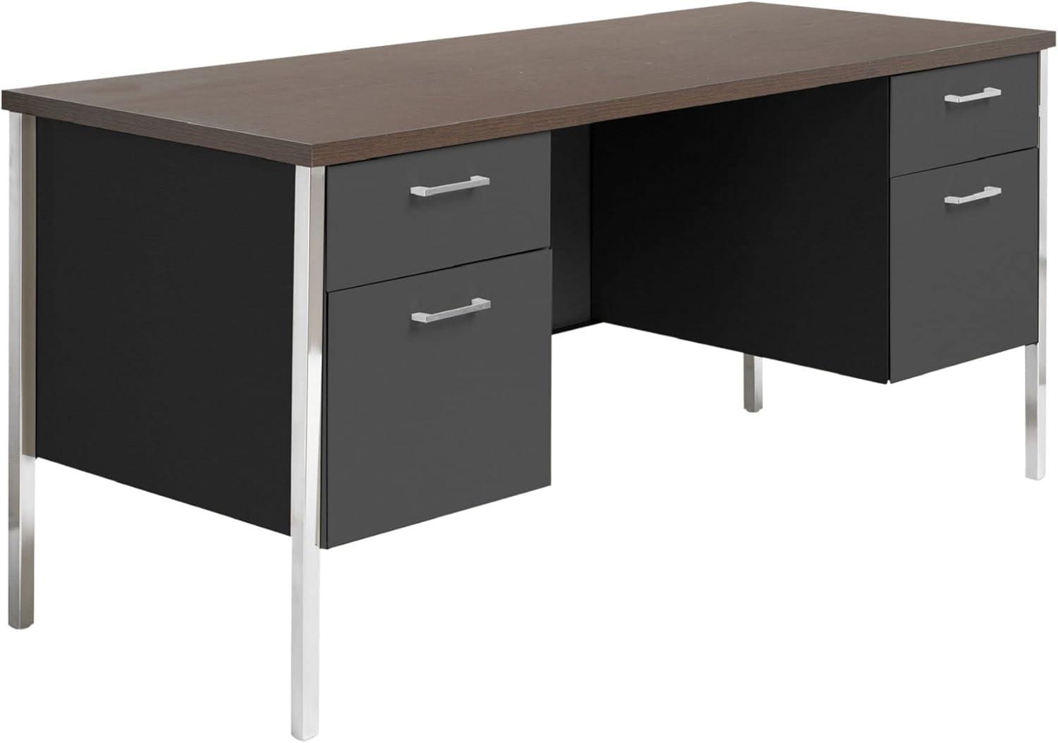 Double Pedestal Steel Credenza
