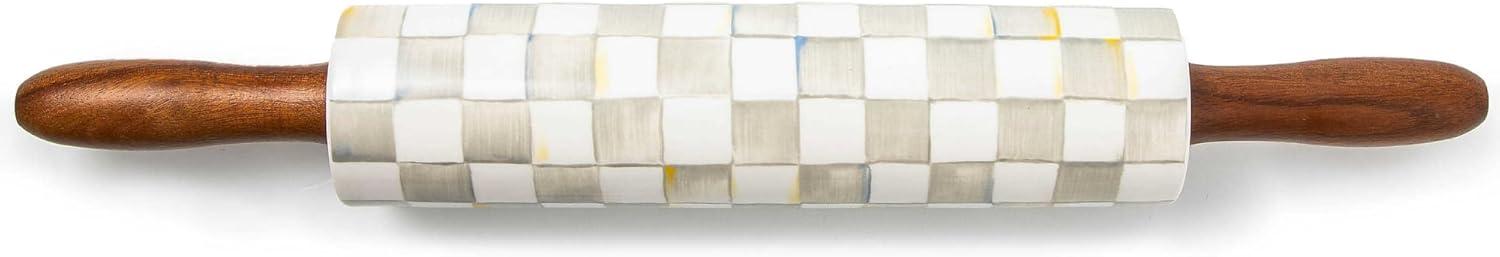 MacKenzie-Childs Sterling Check® Rolling Pin