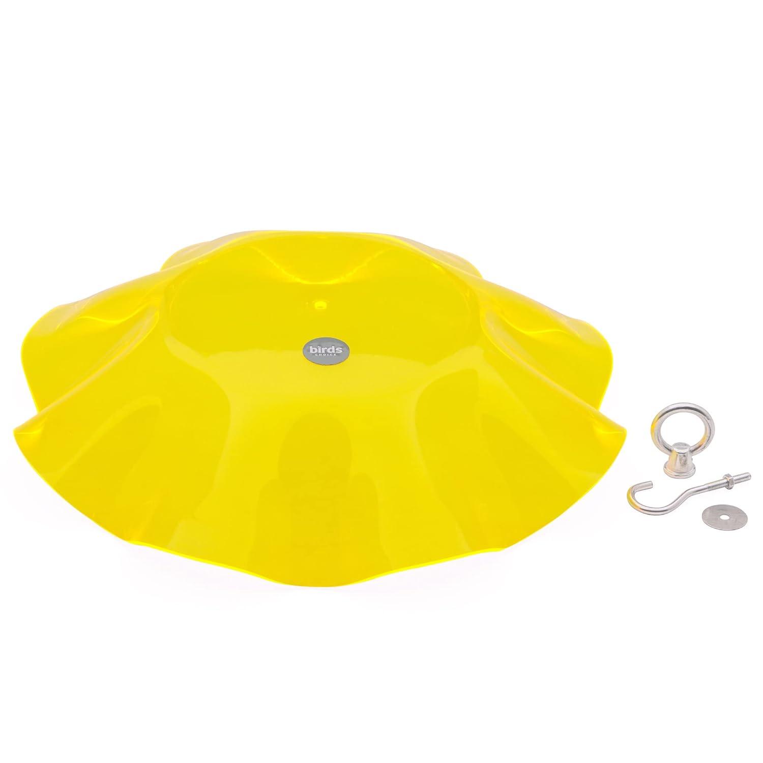 Birds Choice Birds Choice 13" Color Pop Collection Acrylic Bird Feeder Scalloped Weather guard