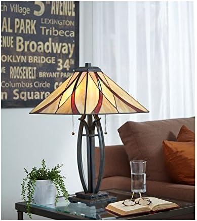 Quoizel Lighting Asheville 2 - Light Semi-Flush Mount in  Valiant Bronze
