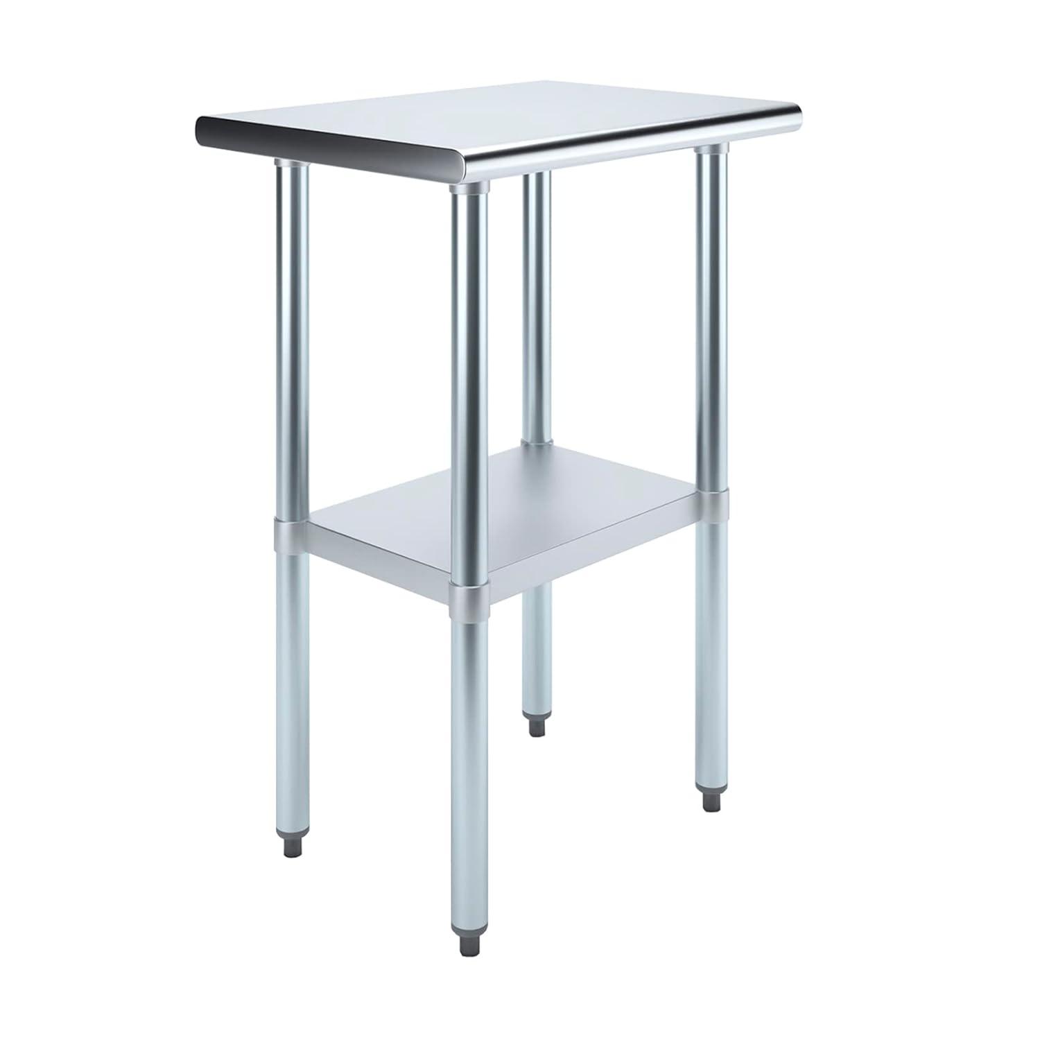 Amgood 24 in. x 18 in. Stainless Steel Table