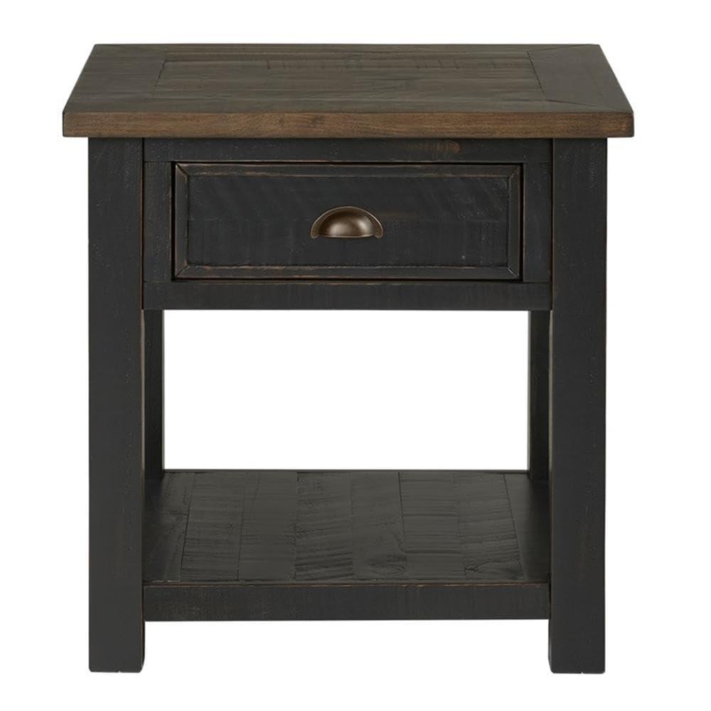 Martin Svensson Home Monterey Solid Wood End Table, Reclaimed Natural