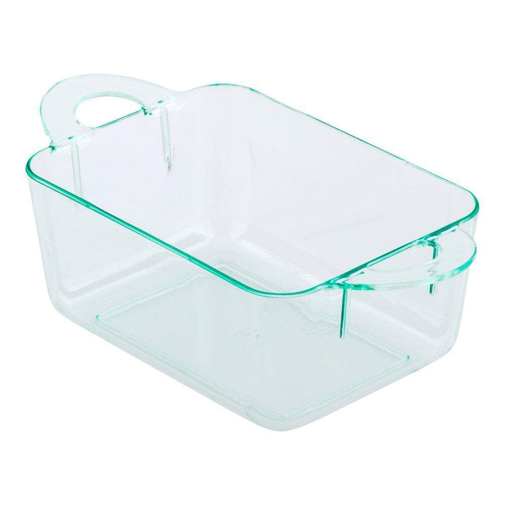 Restaurantware 3 Ounce Mini Serving Dishes 100 Disposable Mini Appetizer Dishes - Mimics The Look Of Cocottes Rectangle Seagreen Plastic Mini Casserole Dishes Serve Snacks Or Desserts