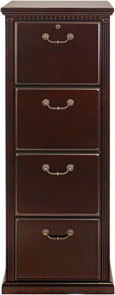 Huntington Two Wood Drawer Lateral File Cabinet Office Storage File Cherry