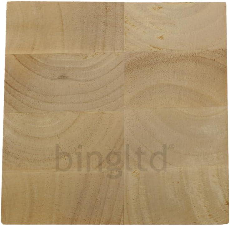 bingltd BingLTD - 36 Inch x 5 Inch Unfinished Rubberwood Post