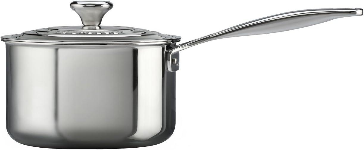 Le Creuset Le Creuset Stainless Steel Saucepan with Lid