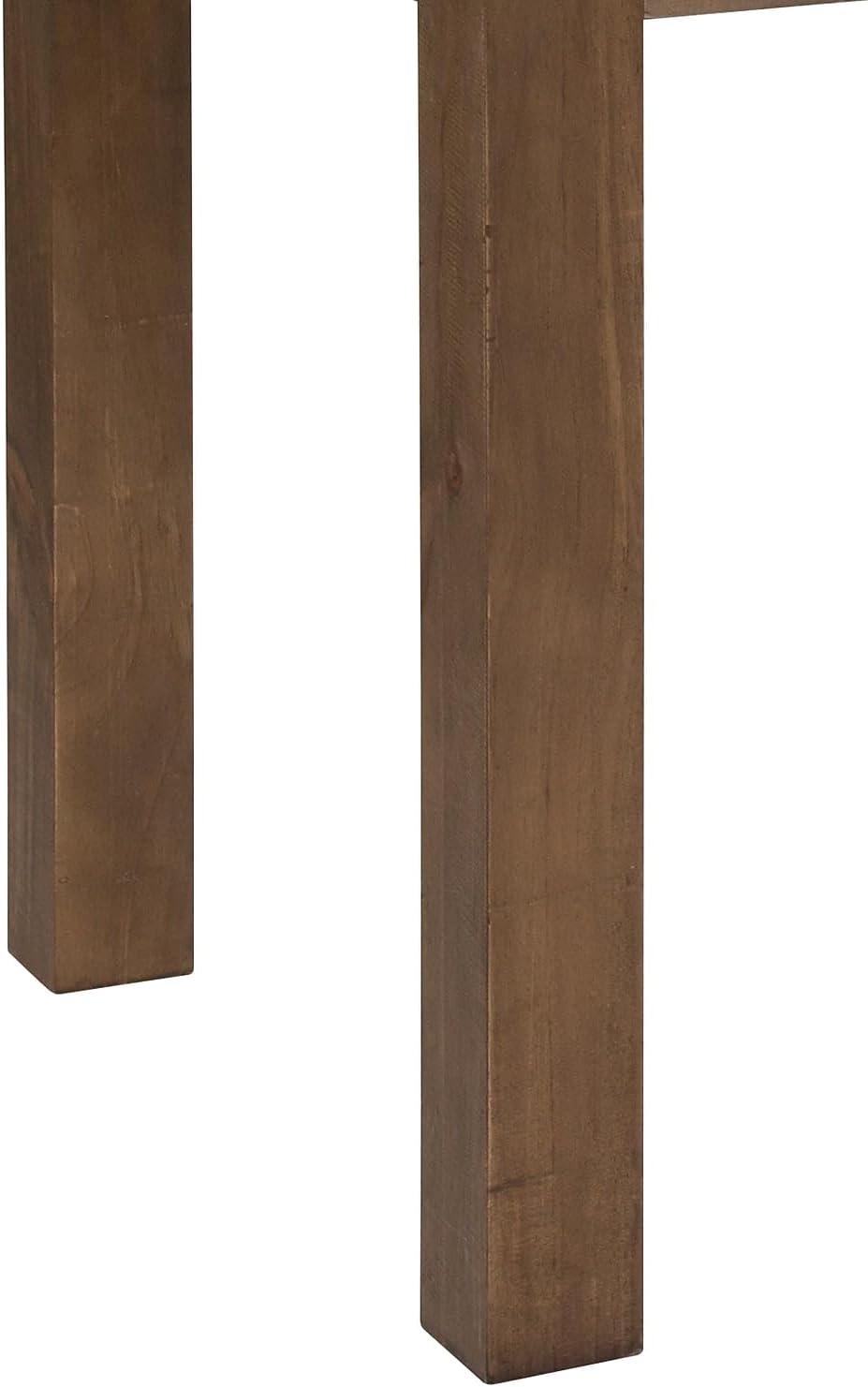 Flash Furniture HERCULES 46" x 30" Rectangular Antique Rustic Solid Pine Farm Dining Table