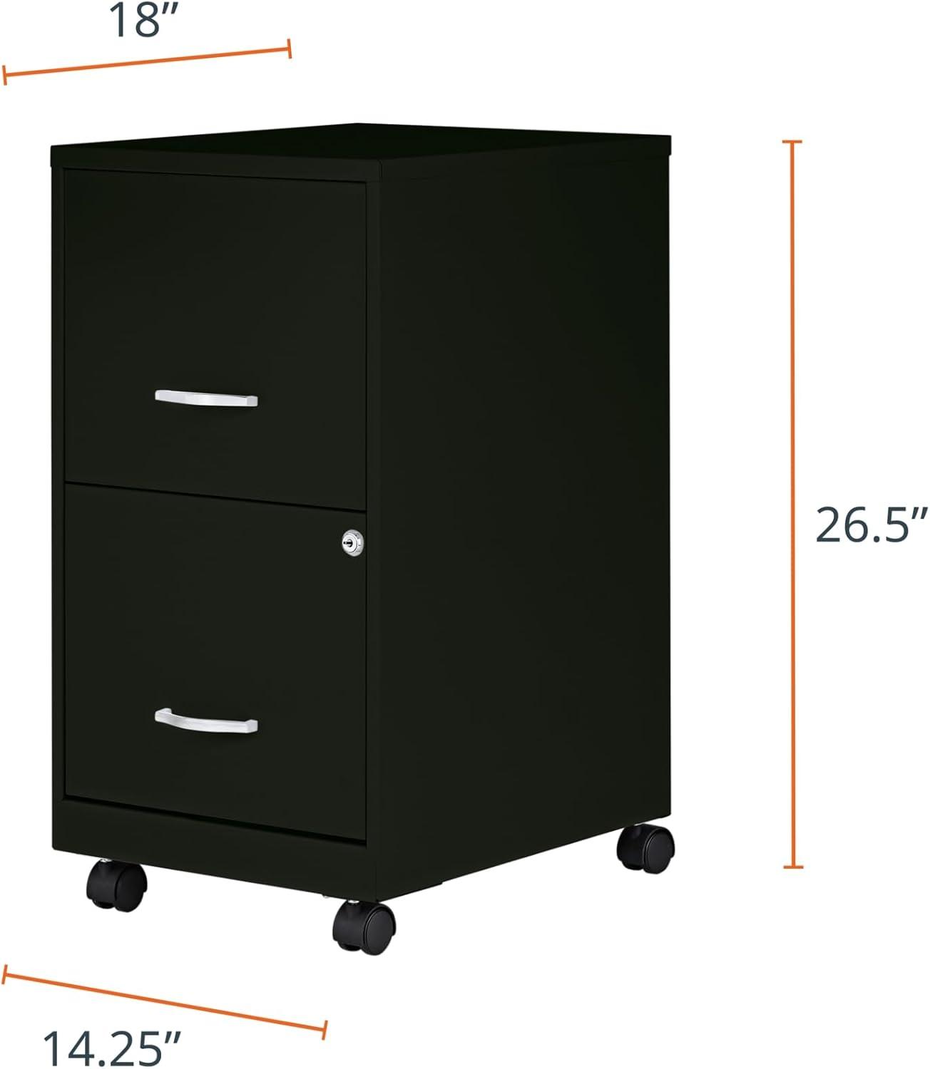 Inbox Zero Onetta Mobile 2-Drawer File Cabinet