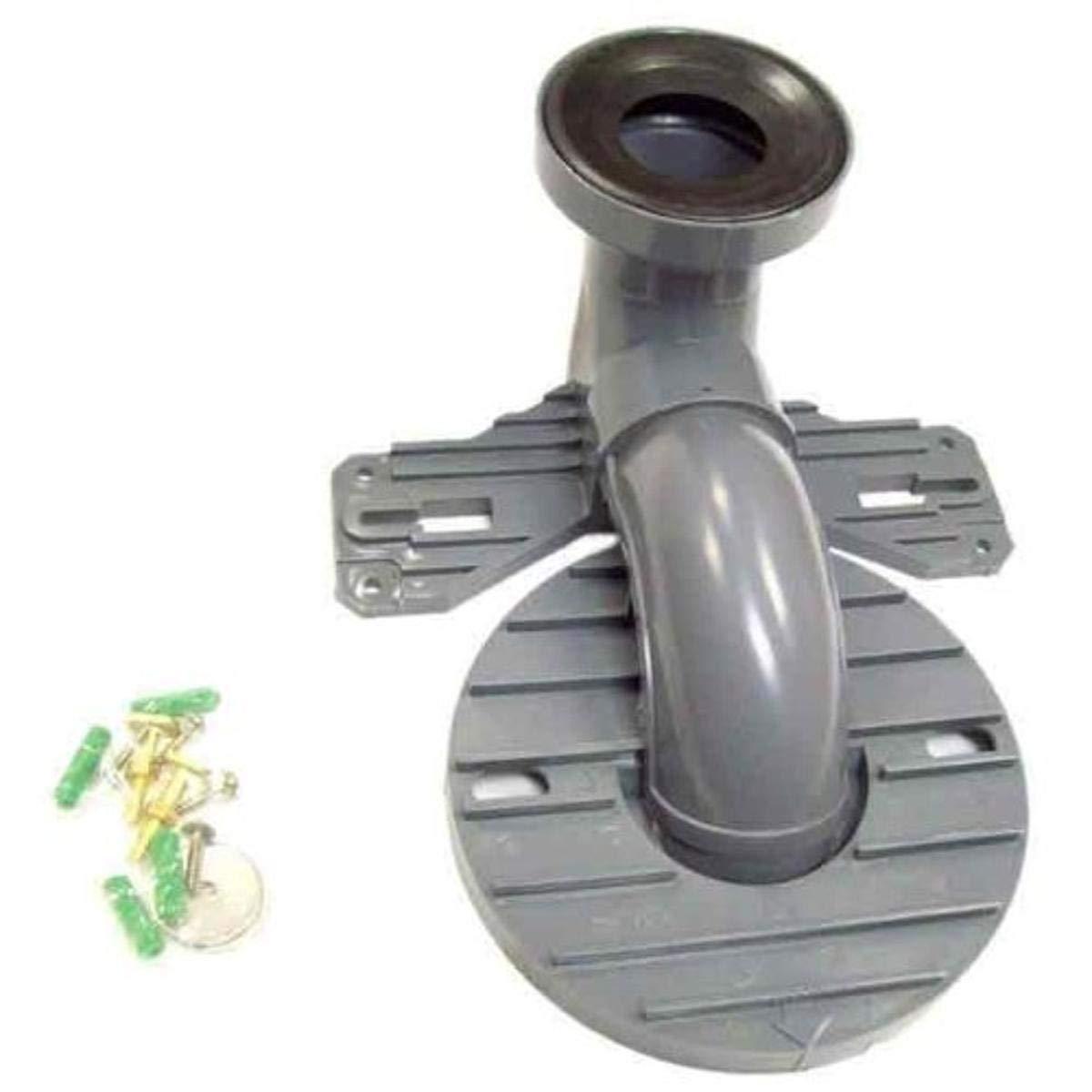 Modern Grey 12" UniFit Toilet Rough-In Adapter