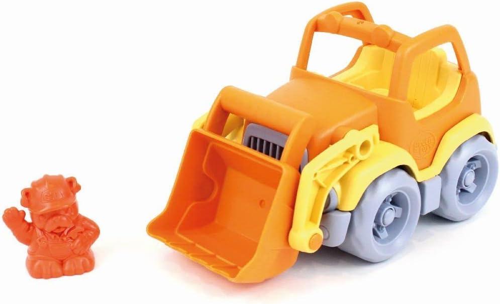 Green Toys Scooper Construction Truck, Toddler Play Vehicle Toy