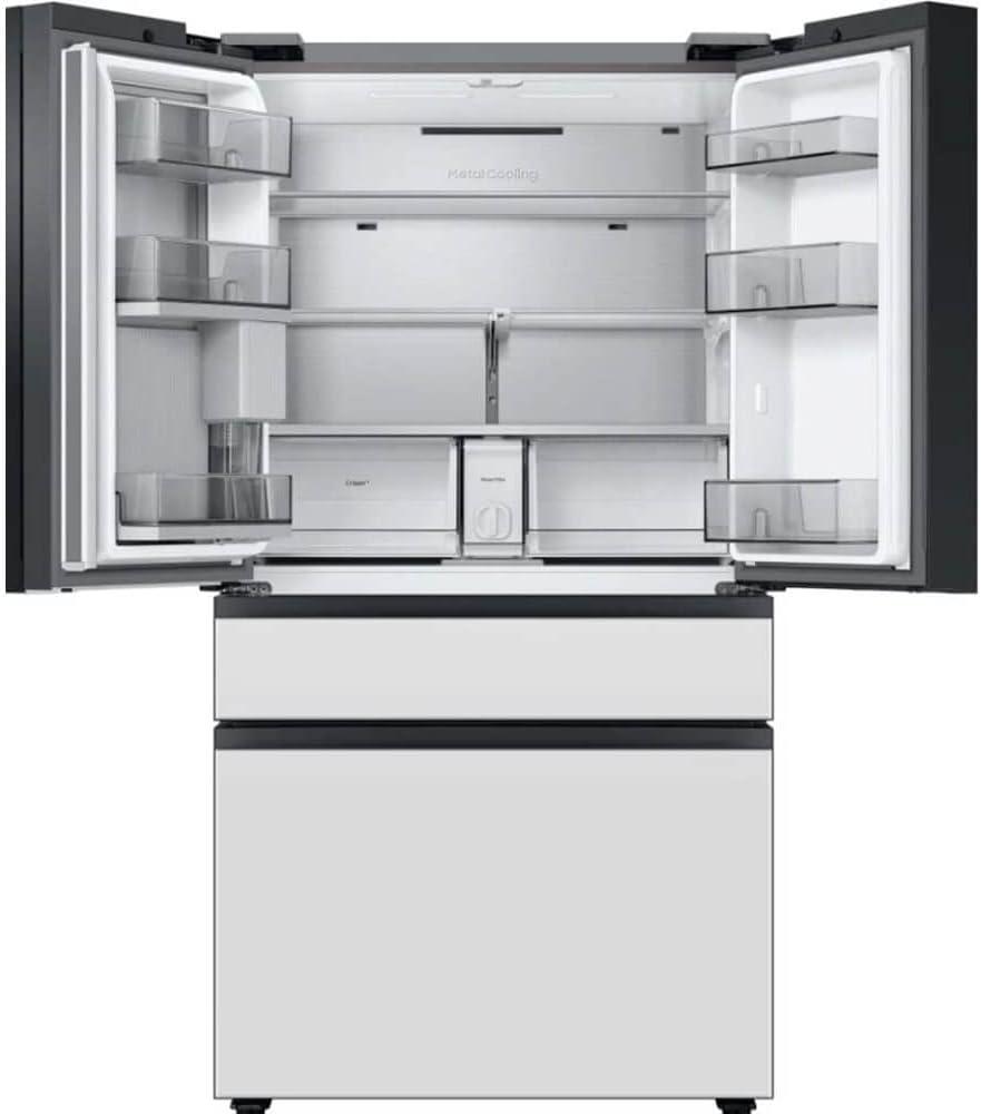 Bespoke 4-Door French Door Refrigerator (23 cu. ft.), Panels Not Included