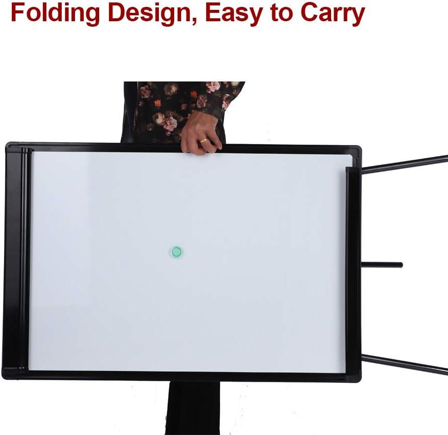 Adjustable Magnetic Whiteboard Easel with Tripod Stand and Flipchart