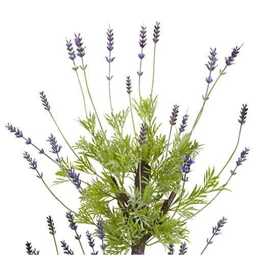 Nearly Natural 4-ft Lavender Topiary Artificial Tree