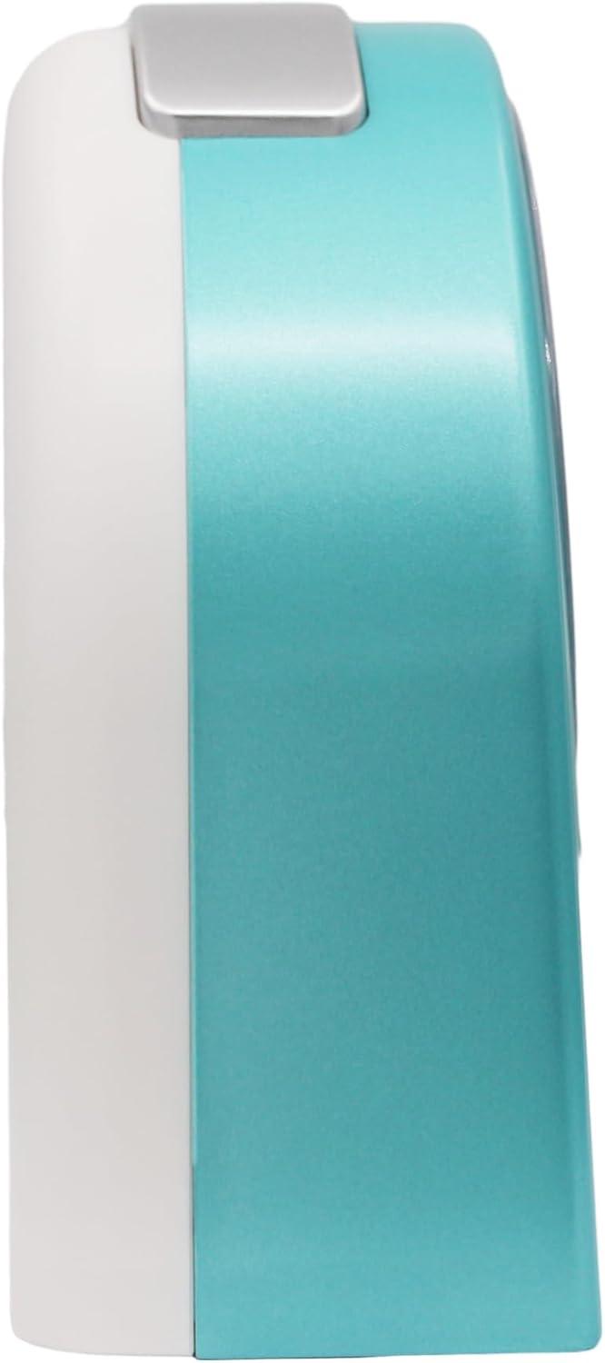 Seiko Analog Quartz Tabletop Clock with Alarm in Blue | Wayfair