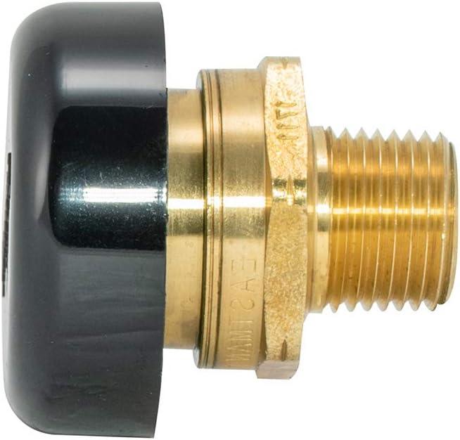 Eastman 1/2 Inch Brass Vacuum Relief Valve with Protective Cap