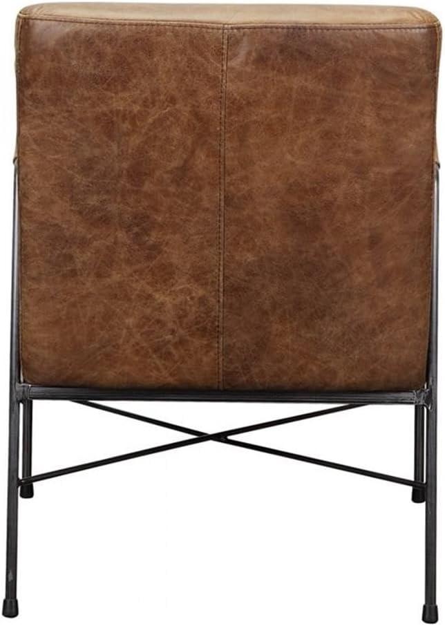 Ivie Leather Accent Chair