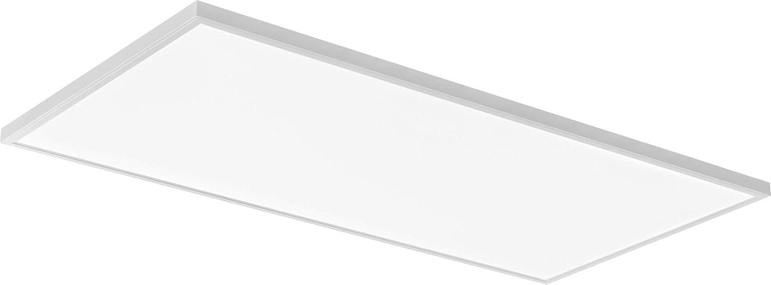 White Aluminum 48" x 24" LED Flat Panel Light