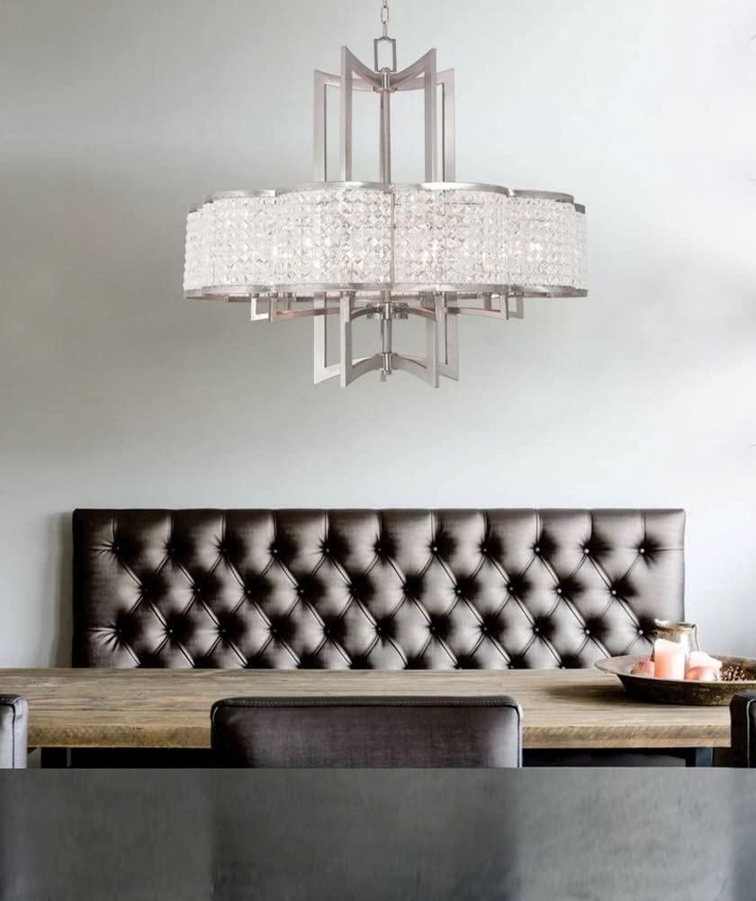 Livex Lighting Grammercy 8 - Light Chandelier in  Brushed Nickel