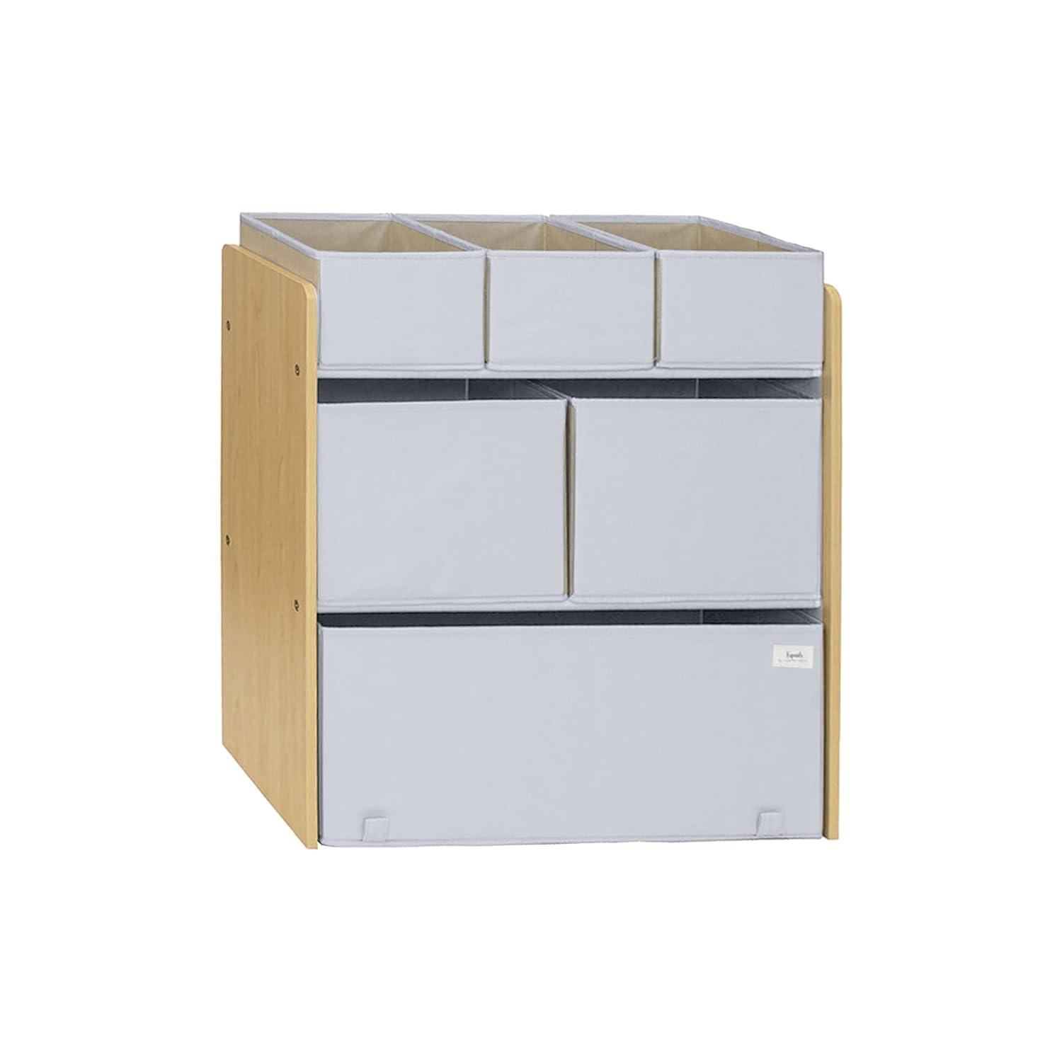 3 Sprouts - Toy Organizer Storage Unit with 6 Bins