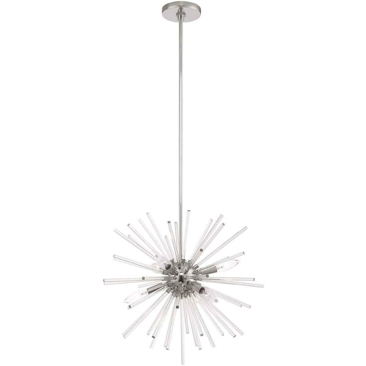 Livex Lighting Utopia 6 - Light Chandelier in  Polished Chrome