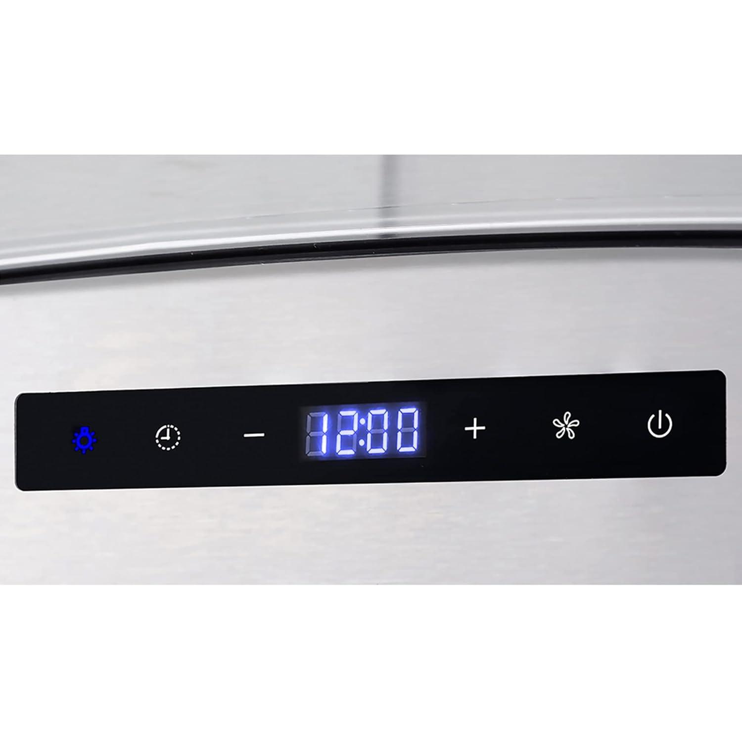 Cosmo 30 in. Ducted Wall Mount Range Hood in Stainless Steel with Touch Controls, LED Lighting and Permanent Filters