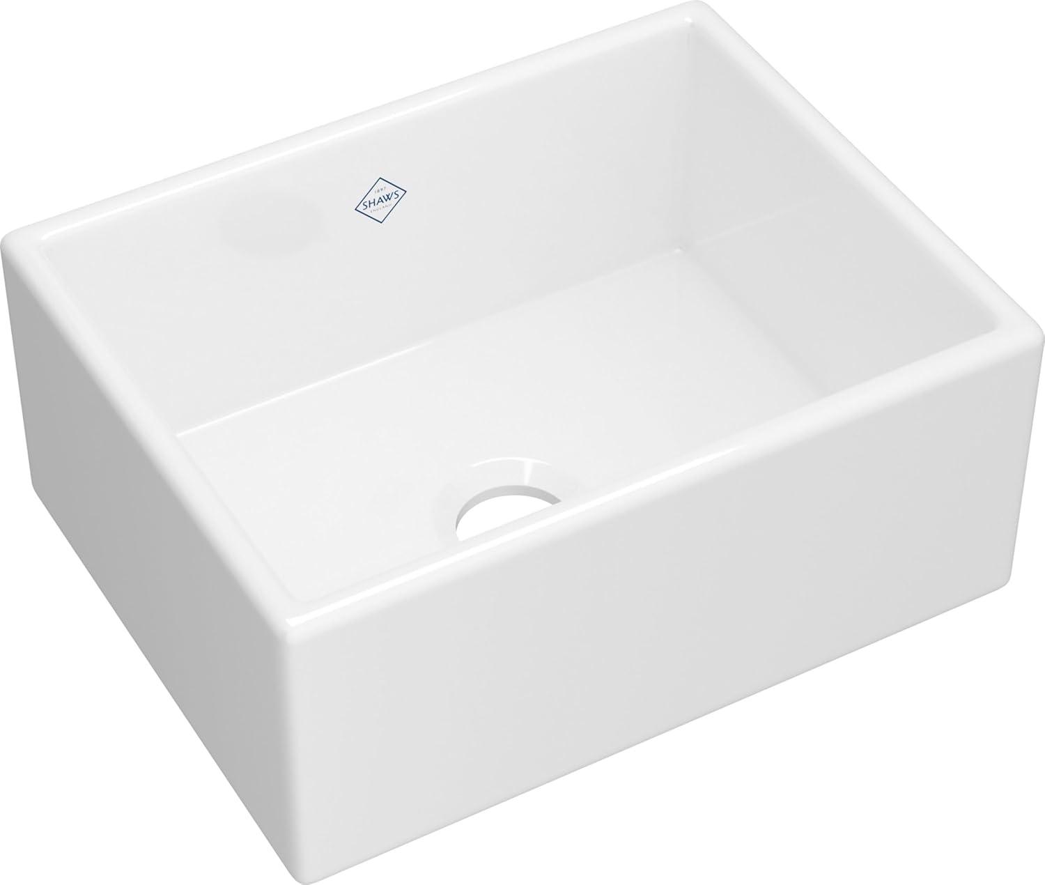 Shaker™ 23" L x 18" W Single Bowl Farmhouse Apron Front Fireclay Kitchen Sink