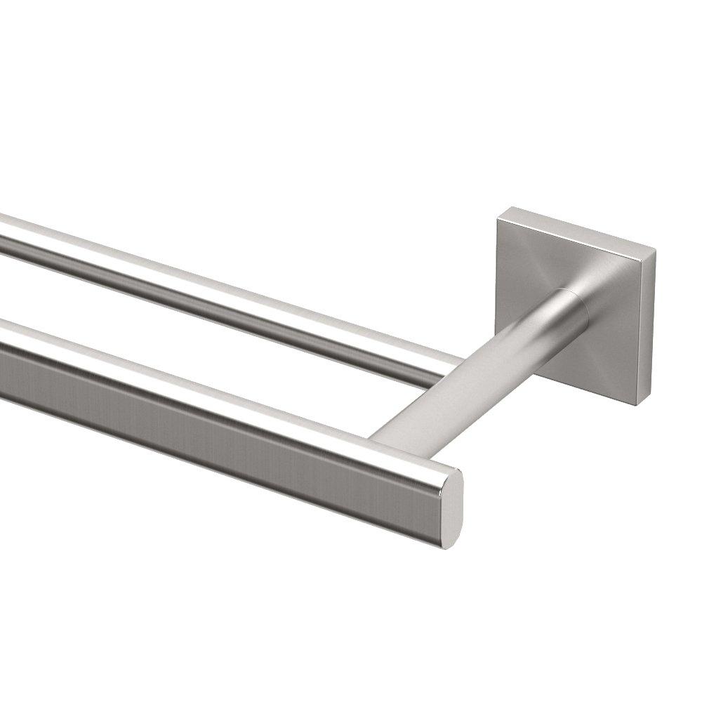 Elevate 24" Wall Mount Double Towel Bar | Towel Rack with 2 Bars