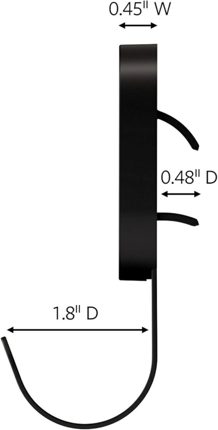 3M CLAW 25 lb. Black Metal Drywall Hooks with Picture Hangers