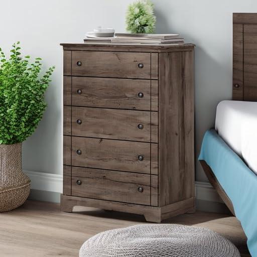 Avilla 35.25'' W 5 - Drawer Dresser