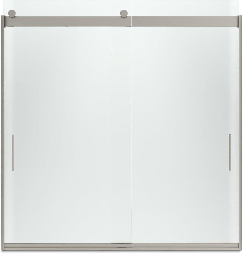Levity 59.62" x 62" Bypass Bath Door with CleanCoat® Technology