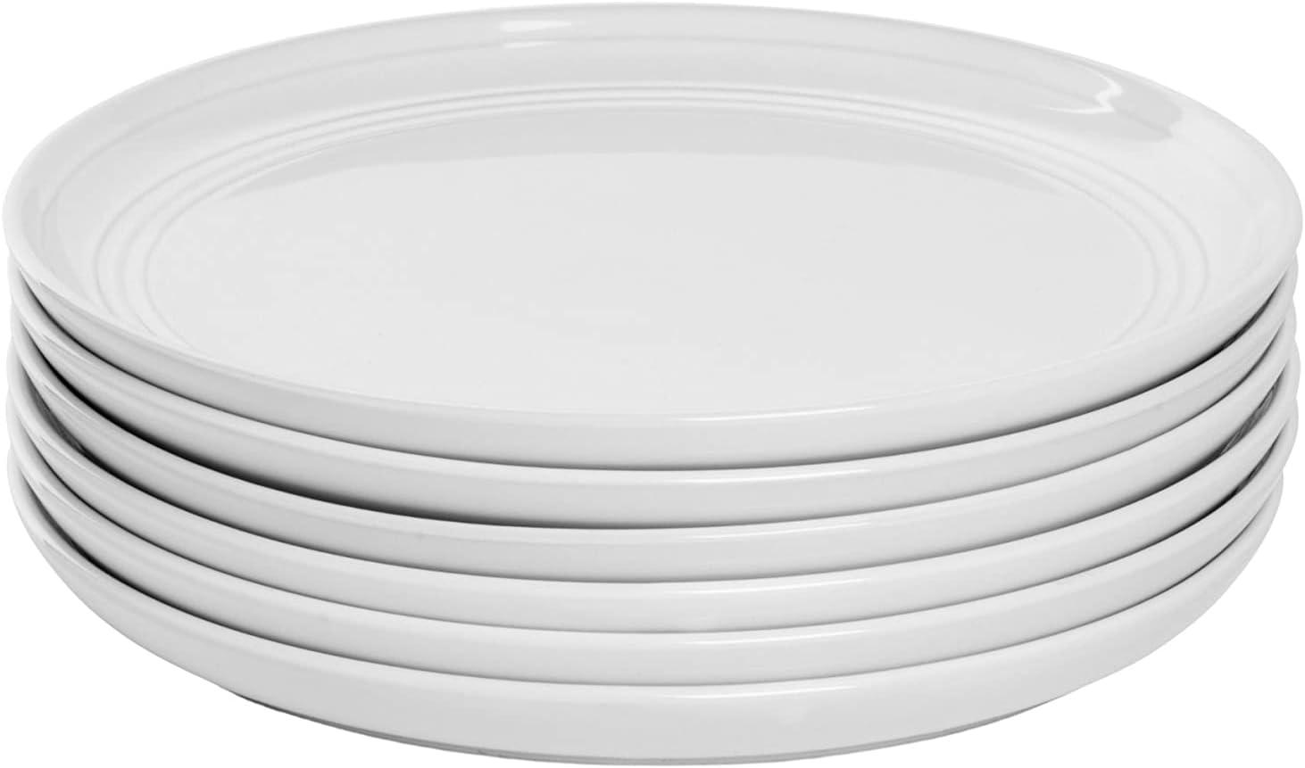 Double Line 8.25" Salad Plate, Set Of 6 (Set of 6)