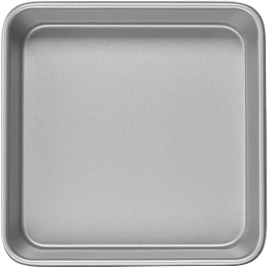 Silver Non-Stick Square Steel Cake Pan