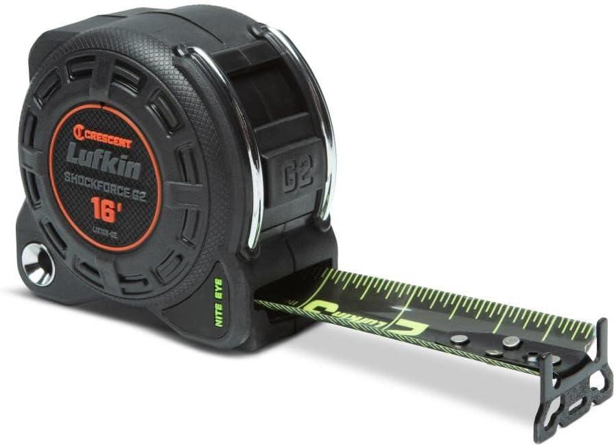 Crescent Shockforce Nite Eye G2 Magnetic Tape Measure 1 1/4In X 16'