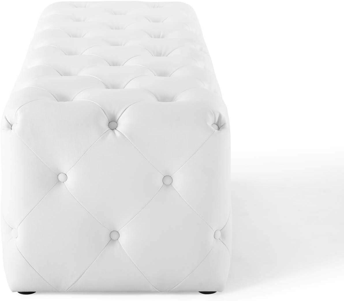 Amour Tufted Button Entryway Performance Velvet Bench by Modway