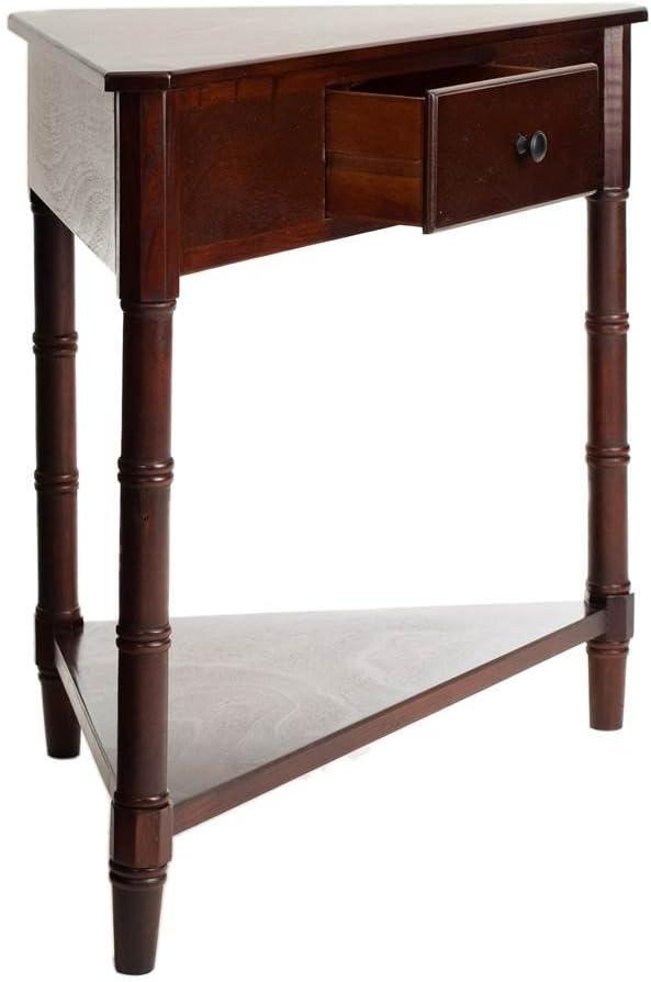 Gomez Corner Table - AMH5709D - Brown - Safavieh Couture