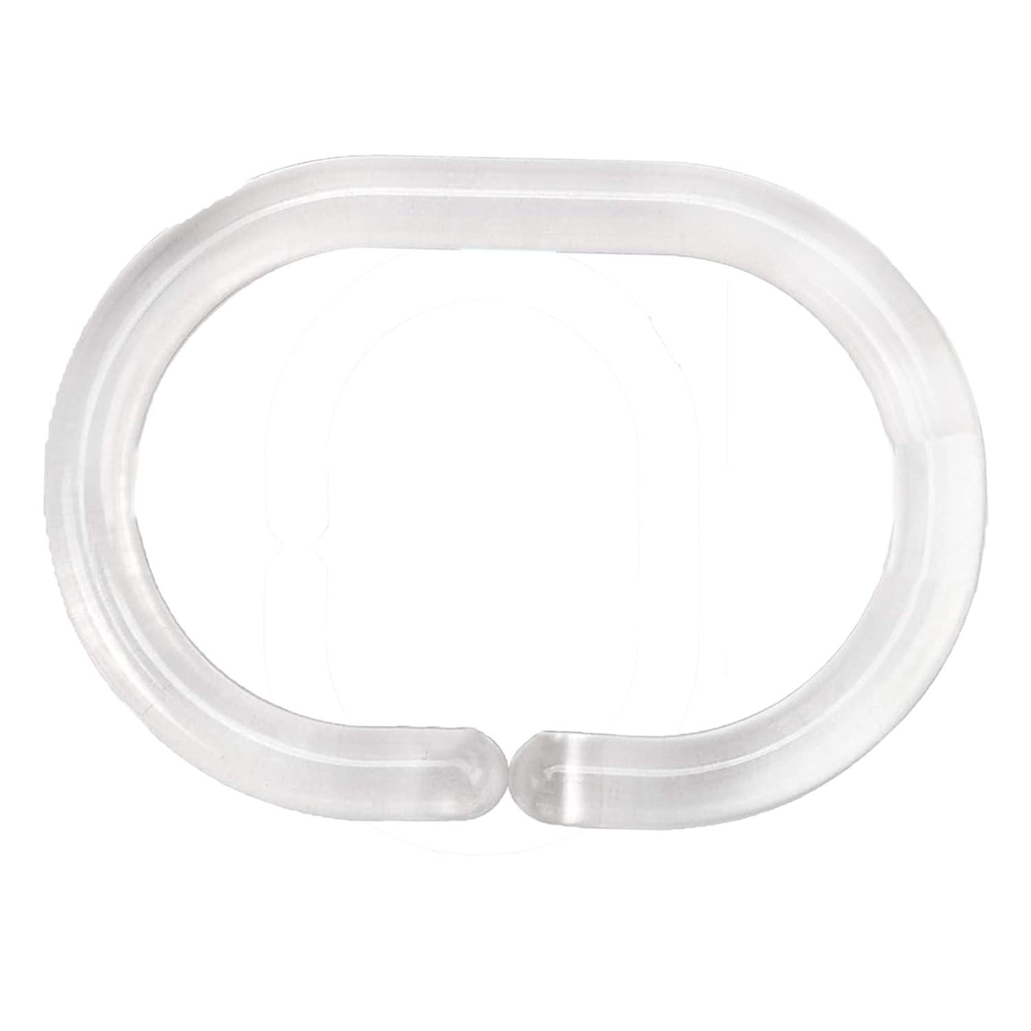 Evideco Solid Plastic Shower Curtain Hooks Rings & Reviews | Wayfair