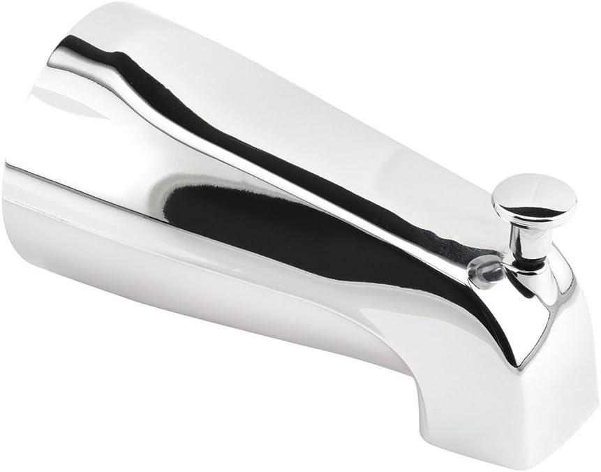 Chrome Wall Mounted Tub Spout with Diverter