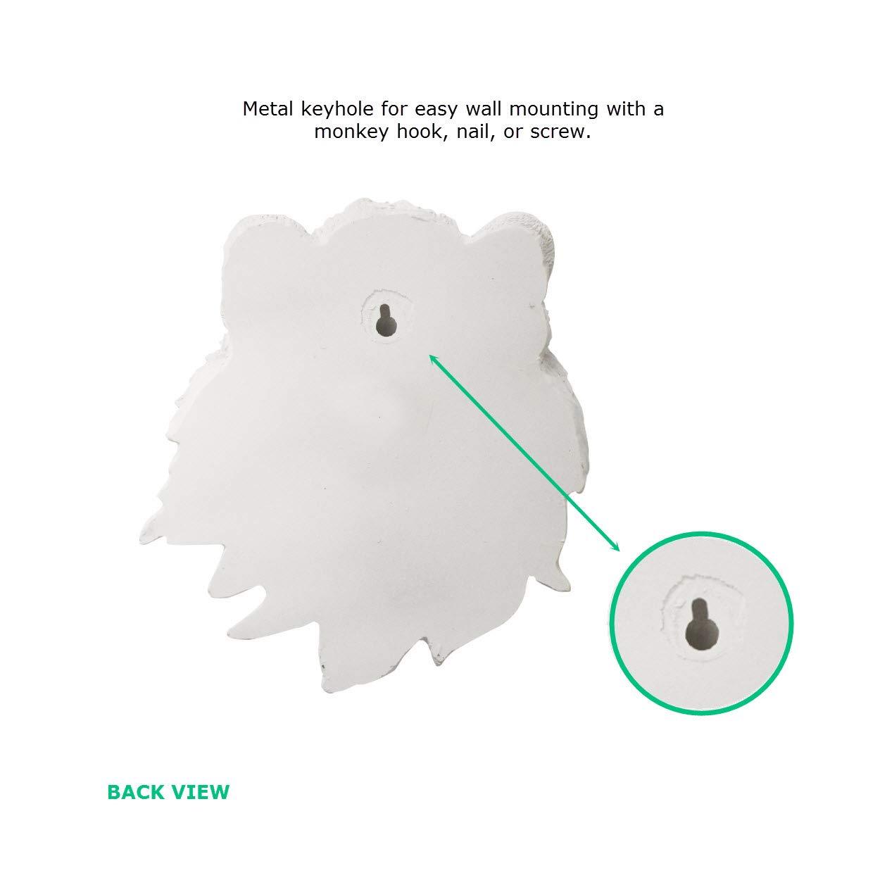 WallCharmers Wall Charmers Mini Lion Head White