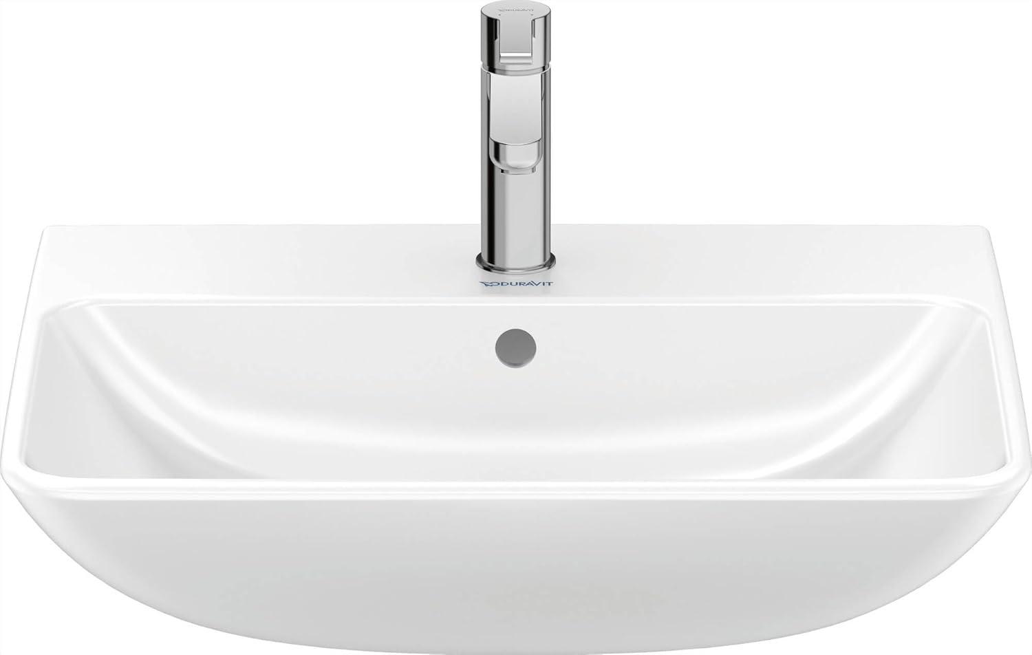 Me By Starck Ceramic 24" Wall Mount Bathroom Sink with Overflow