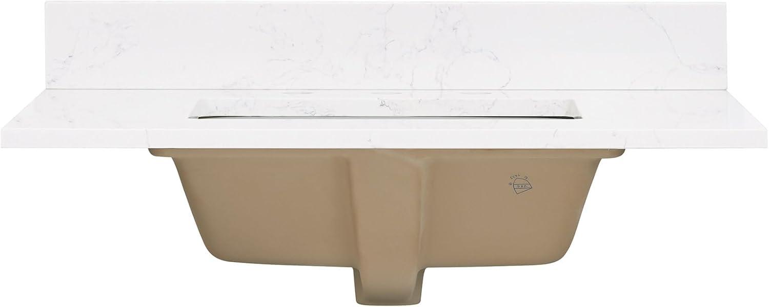 Altair Ceres 31" Engineered Stone Single Bathroom Vanity Top with Sink