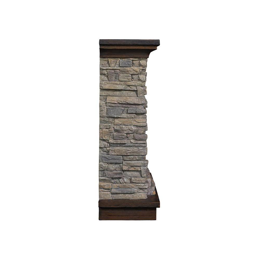 Duraflame Austin 33.5" W x 33" H x 11" D Infrared Electric Fireplace Mantel Package - Smoky Gray