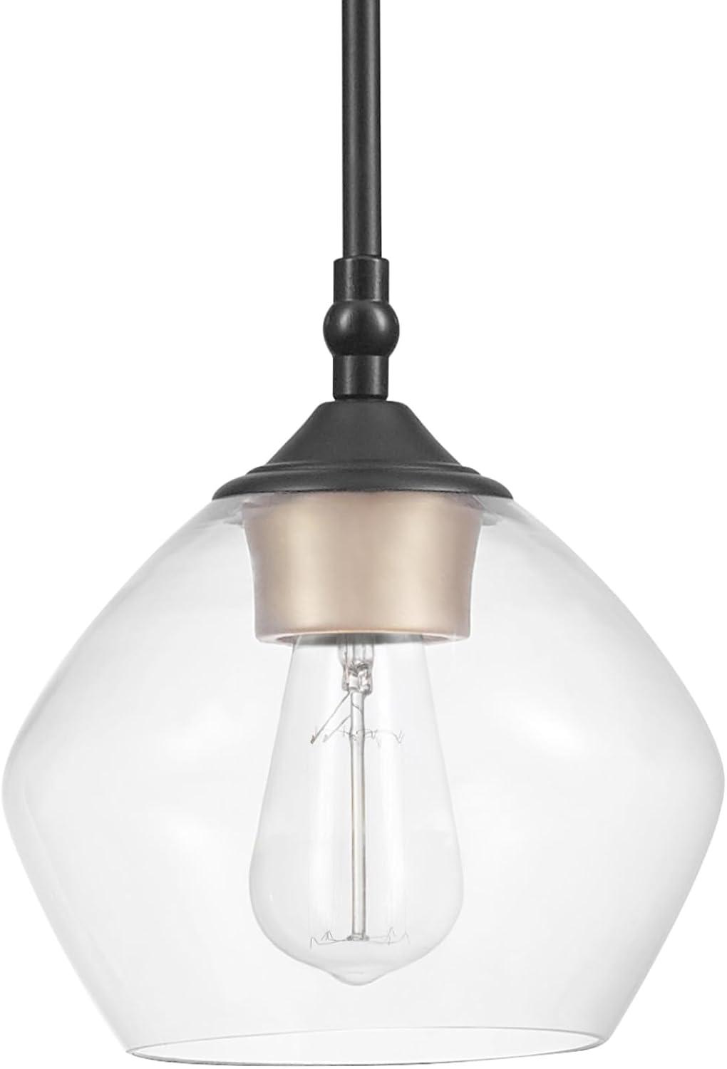 Globe Electric Harrow Matte Black 1 lights Pendant Light