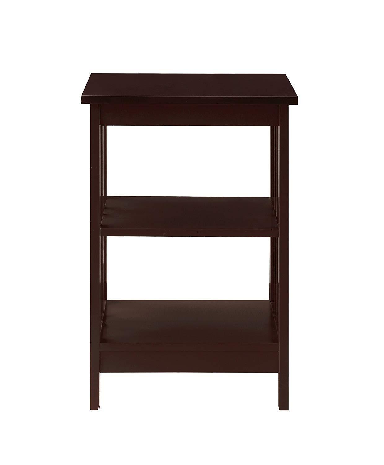 Convenience Concepts Mission End Table, Espresso